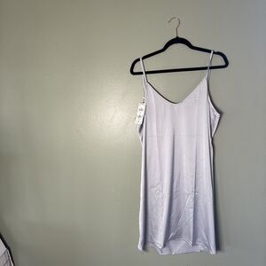 7th Element Dainty Silky Feel Romantic Nightgown Or Under Dress‎ Slip Sz 1X -NWT